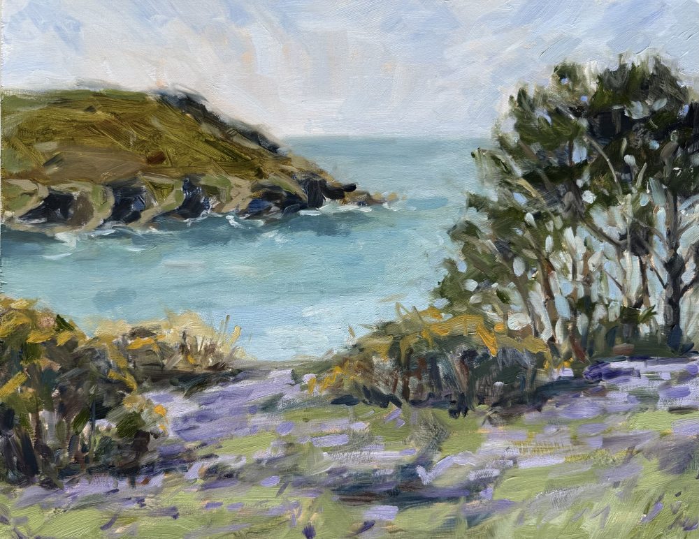 Bluebells - Wembury, Plein air